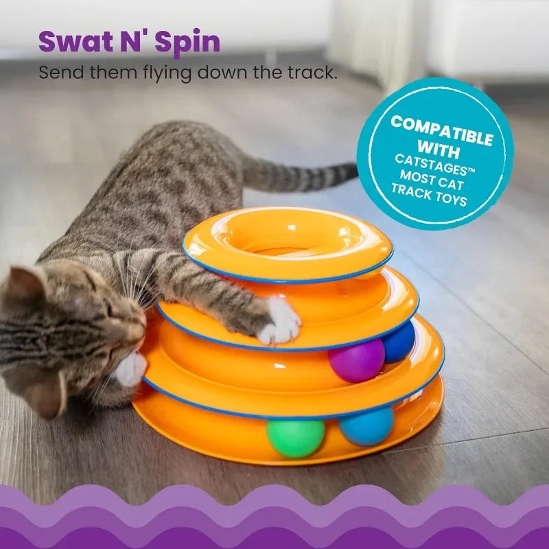 Pet Toy Four-layer Turntable Pet Intelligence Training Track